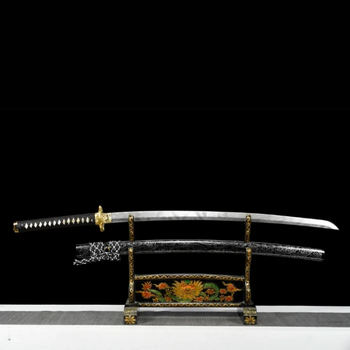 Black and Gold Dragon Katana - Image 10