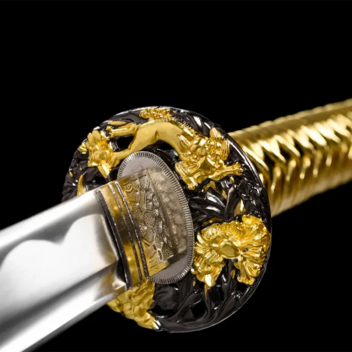 Black and Gold Katana - Image 6