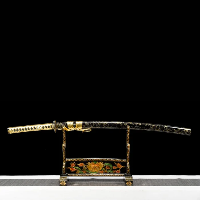 Black and Gold Katana - Image 8