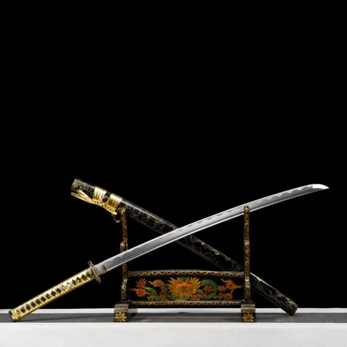 Black and Gold Katana - Image 9