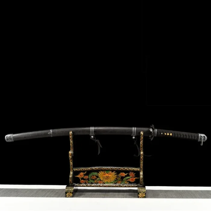 Black and Red Blade Katana - Image 10