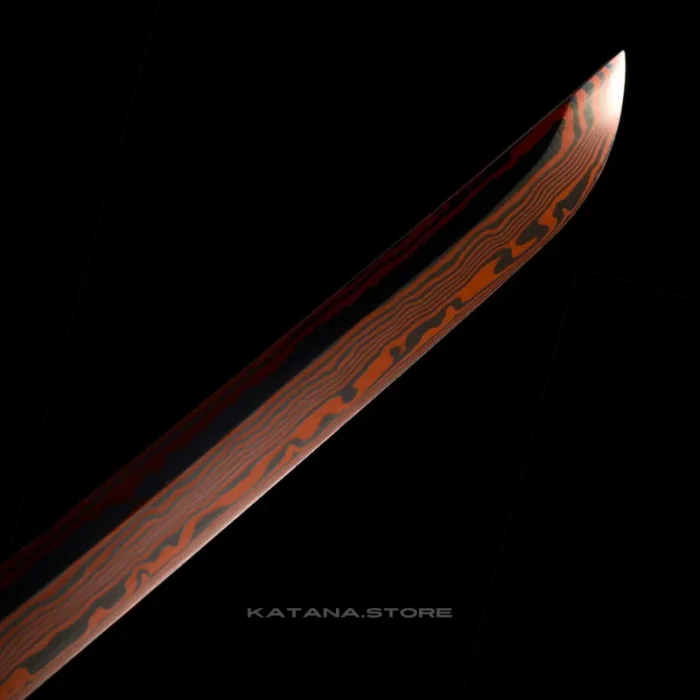 Black and Red Blade Katana - Image 2