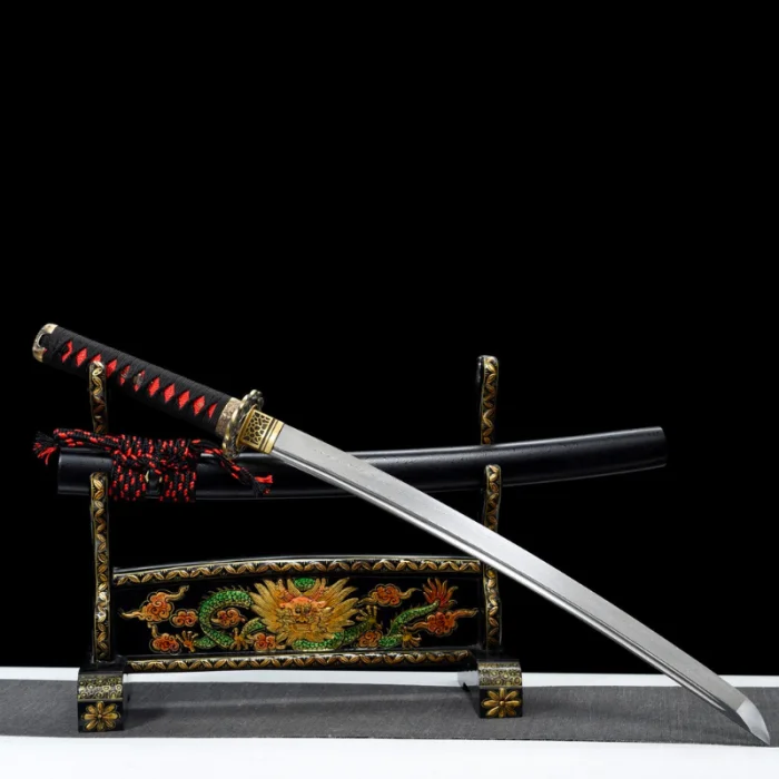 Black and Red Wakizashi - Image 7