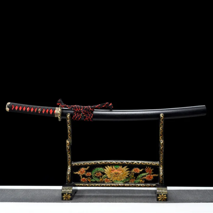 Black and Red Wakizashi - Image 8