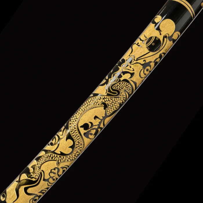 Black Bokken Golden Dragons - Image 3