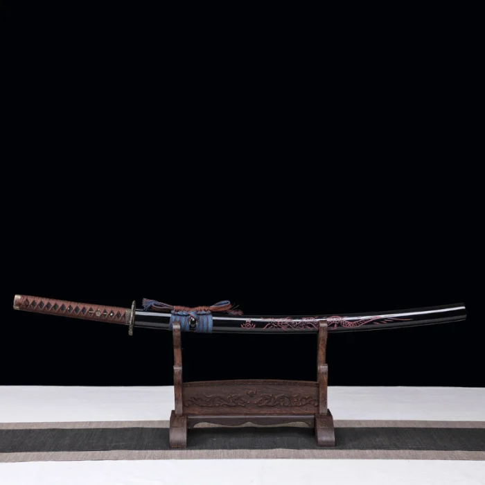 Black Dragon Wood Katana - Image 10