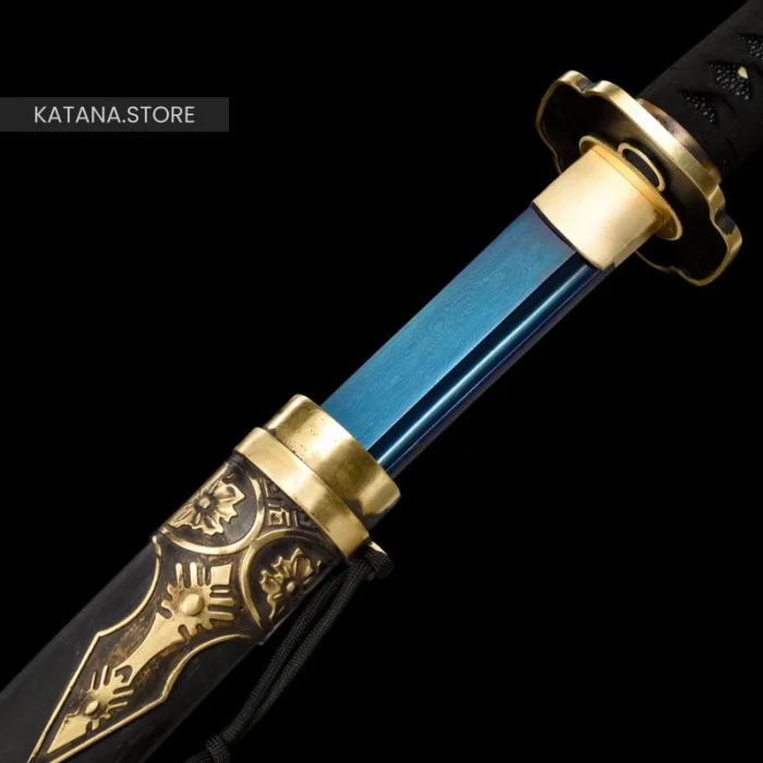 Blue and gold katana - Image 2