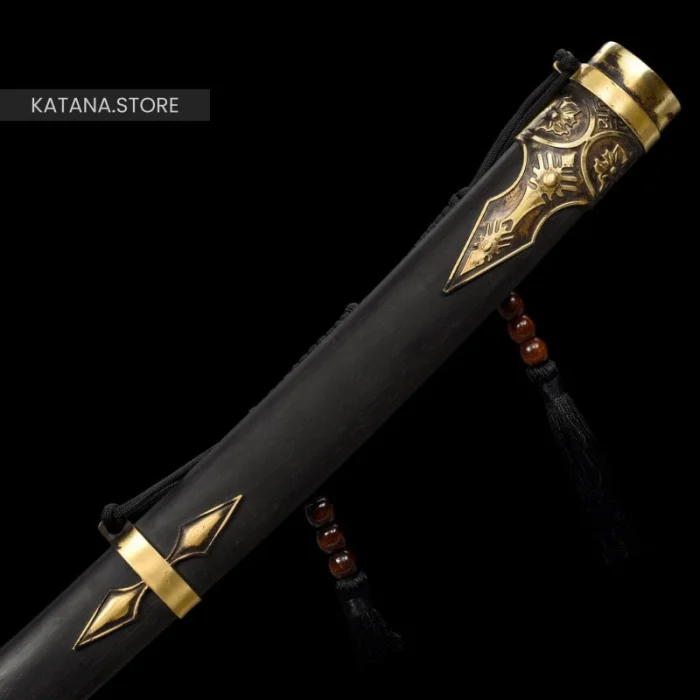 Blue and gold katana - Image 3