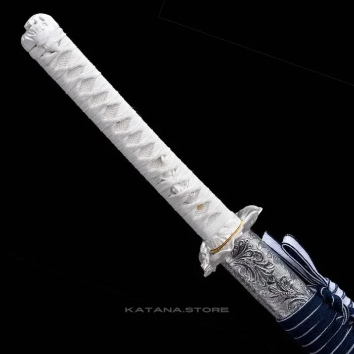 Blue and white katana - Image 6