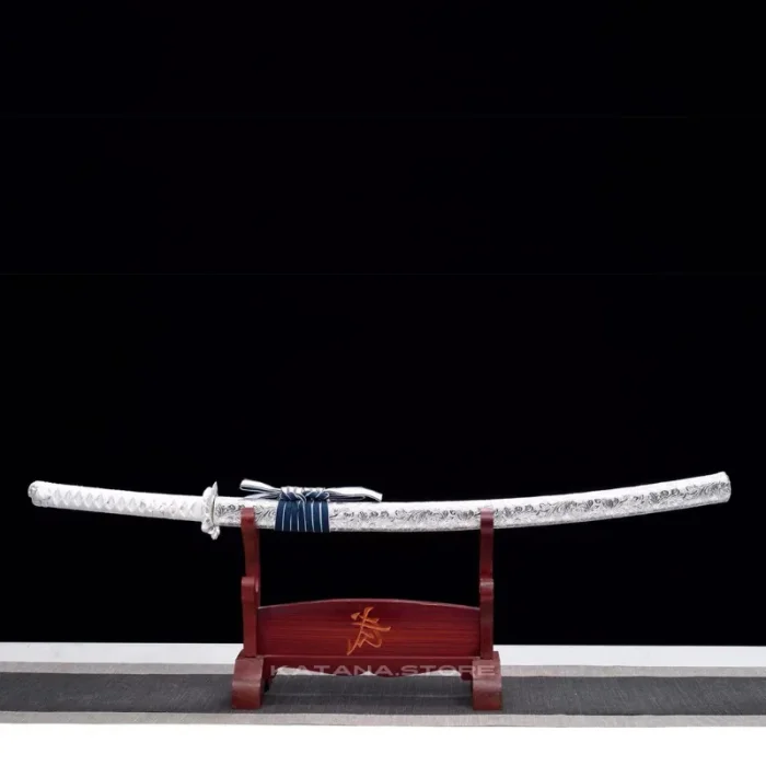 Blue and white katana - Image 7