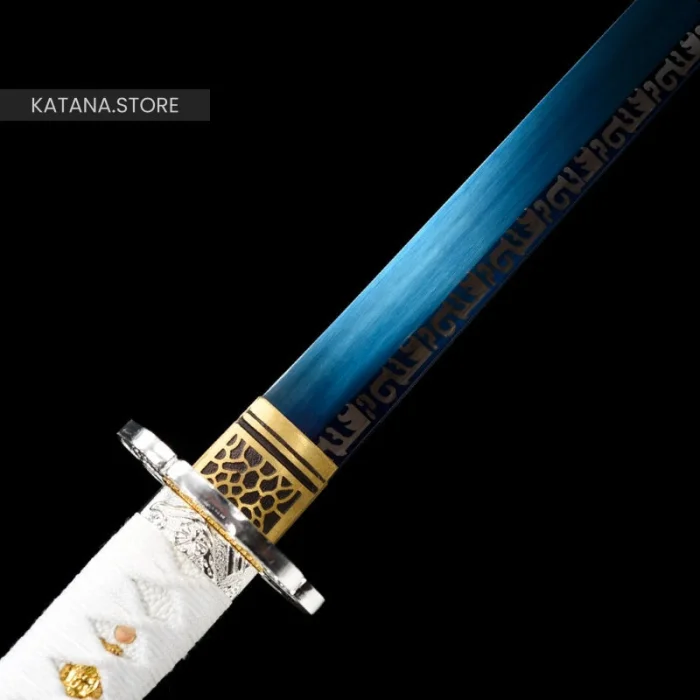 Blue and white ninjato - Image 5