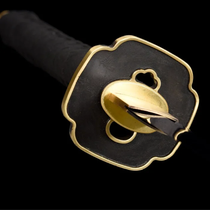 Blue Damascus Steel Katana - Image 5