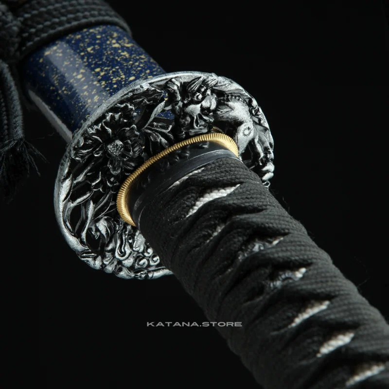 Blue Saya Wakizashi - Image 7