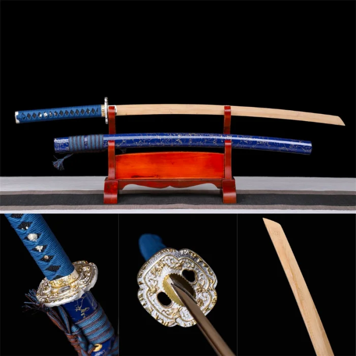 Blue Wooden Katana - Image 11