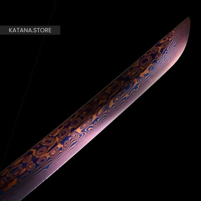 Damascus samurai sword - Image 4