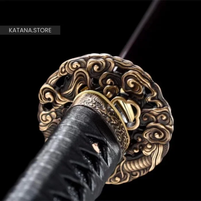Damascus samurai sword - Image 5