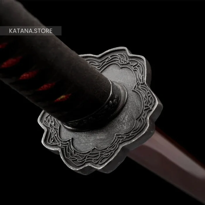Dark red katana - Image 5