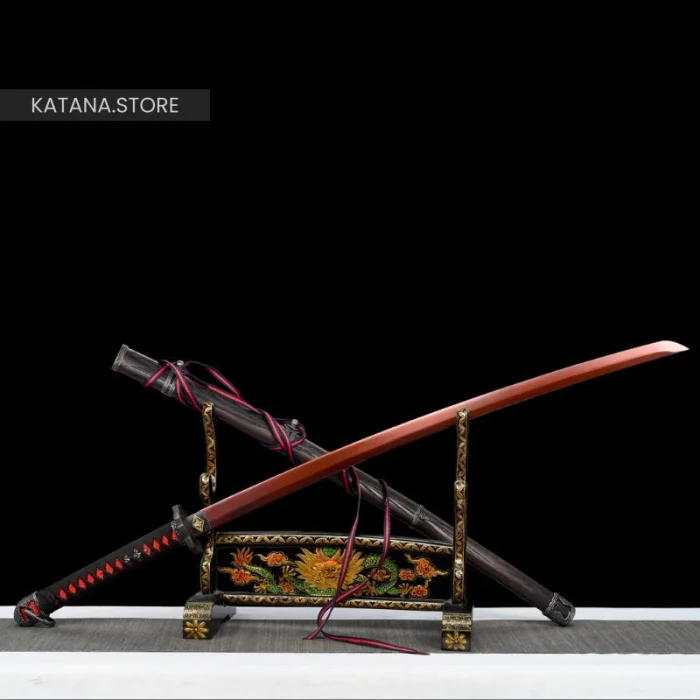 Dark red katana - Image 8
