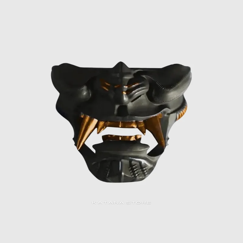 Oni Mask Sword Wall Display - Image 4