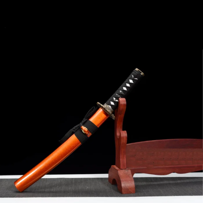 Orange Tanto Sword - Image 9