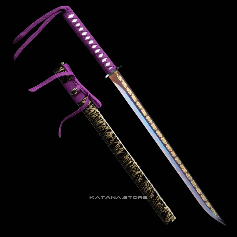 Purple and Gold Ninjato - Image 8