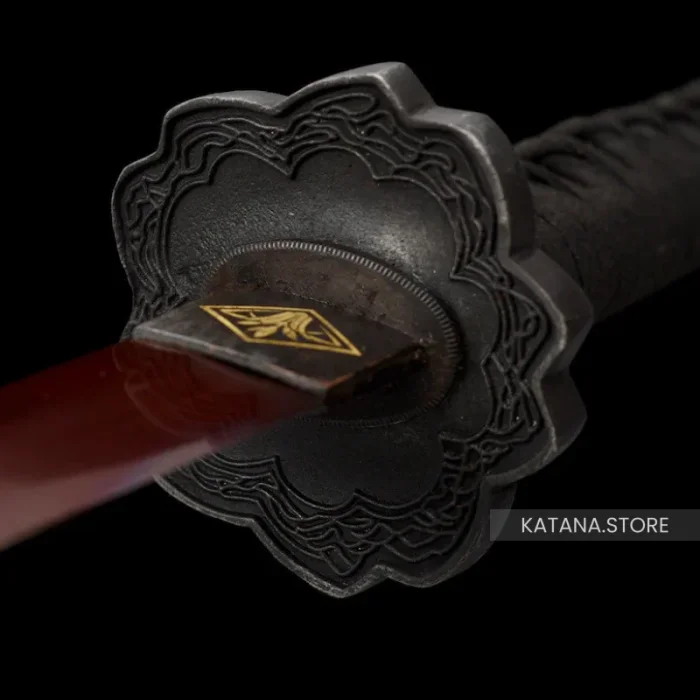 Red and Black Katana - Image 4