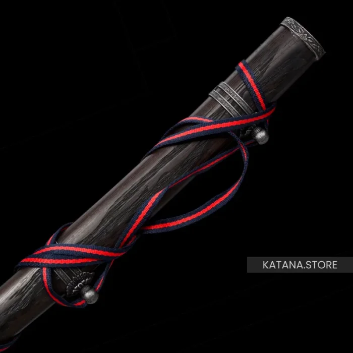 Red and Black Katana - Image 7