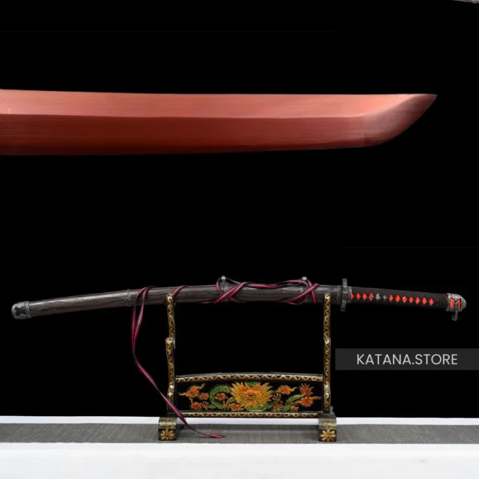 Red and Black Katana - Image 8