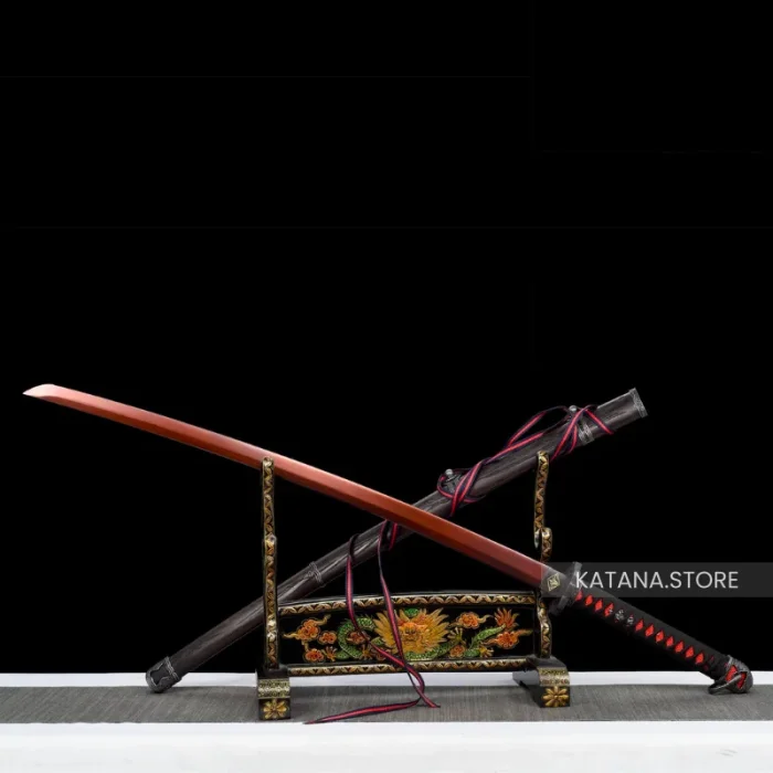 Red and Black Katana - Image 9