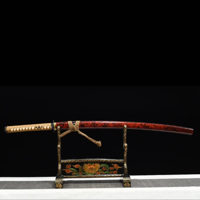 Red and Gold Katana - Image 10