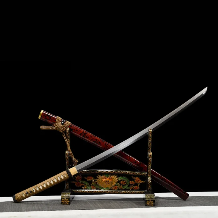 Red and Gold Katana - Image 8
