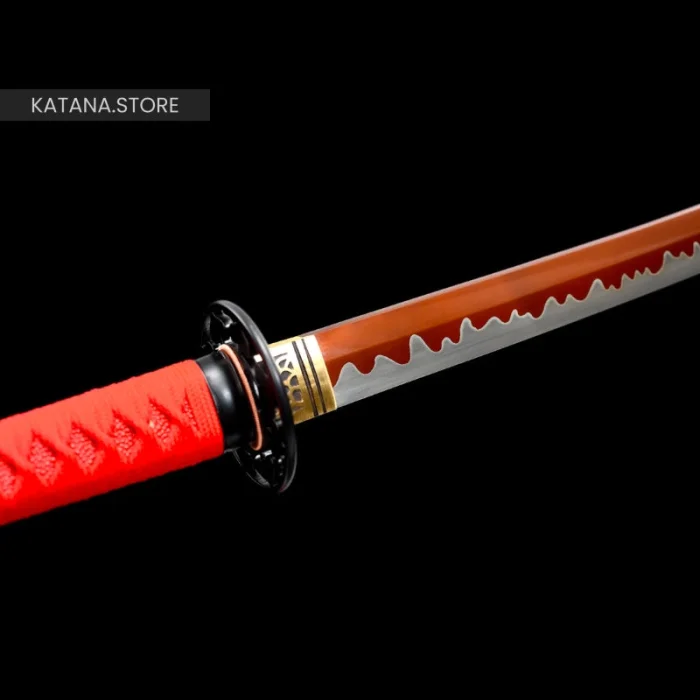 Red bladed katana - Image 4