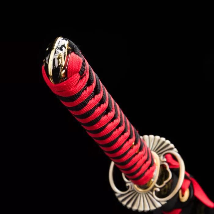 Red Damascus Katana - Image 6