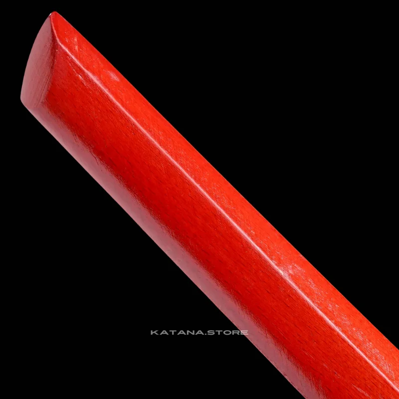Red Kendo Wooden Bokken Samurai - Image 2