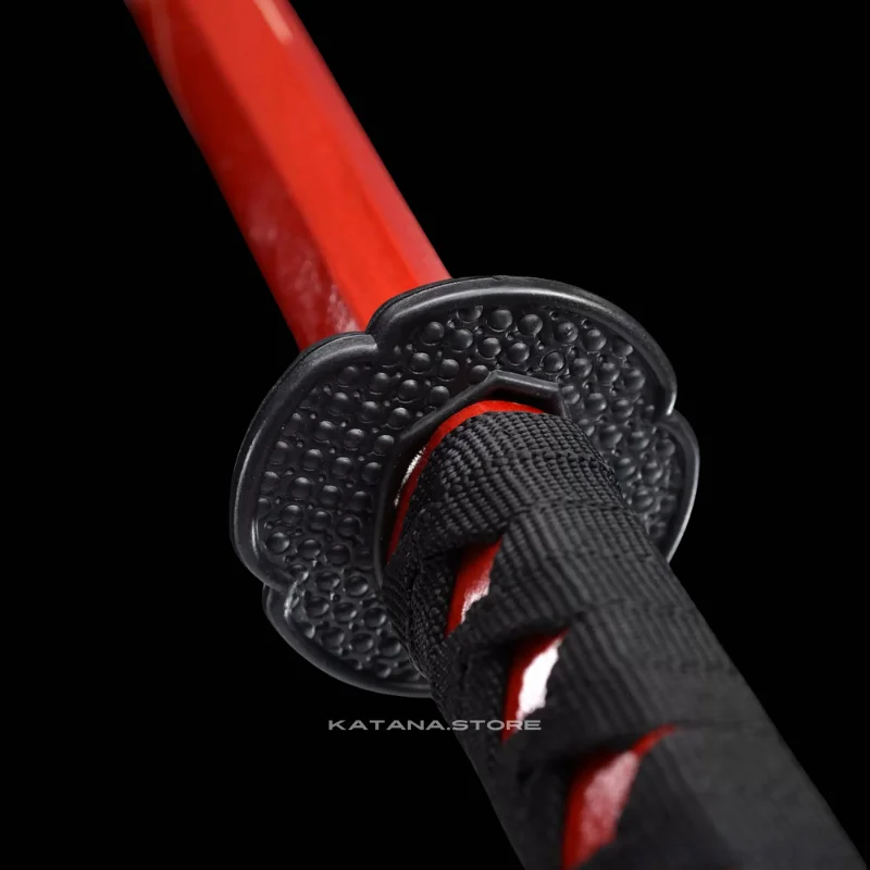 Red Kendo Wooden Bokken Samurai - Image 5