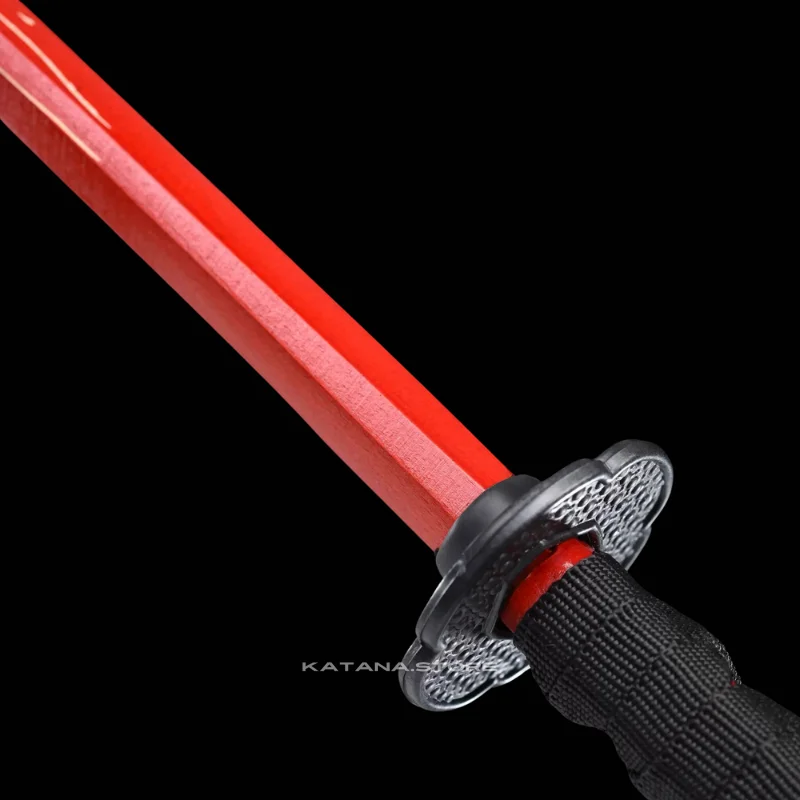 Red Kendo Wooden Bokken Samurai - Image 6