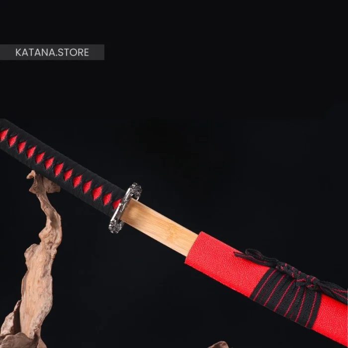 Red wooden katana - Image 5