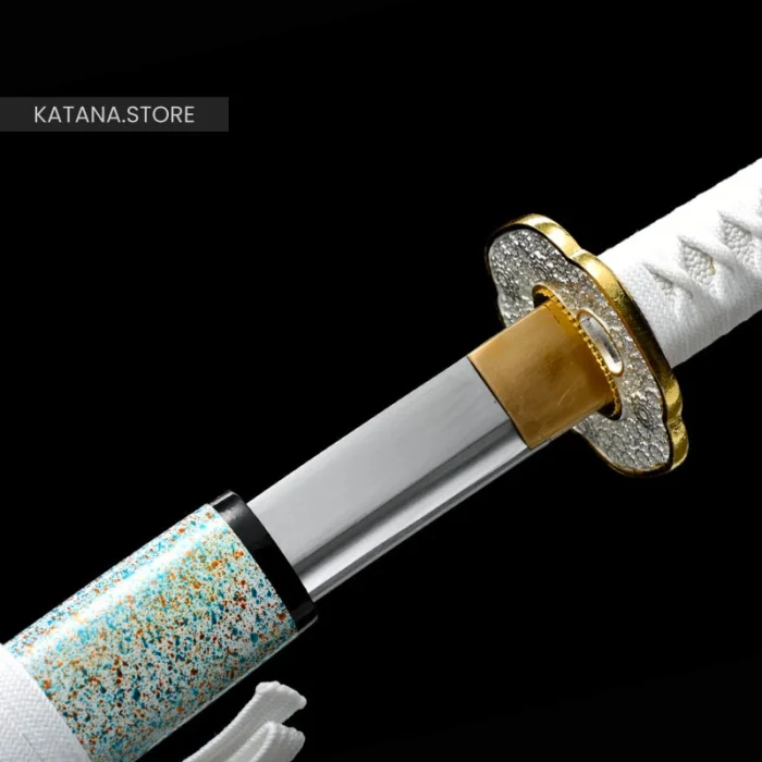 White and gold katana - Image 6