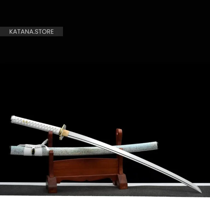 White and gold katana - Image 9