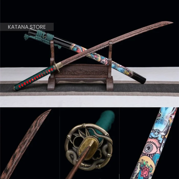 Wooden katana replica - Image 11